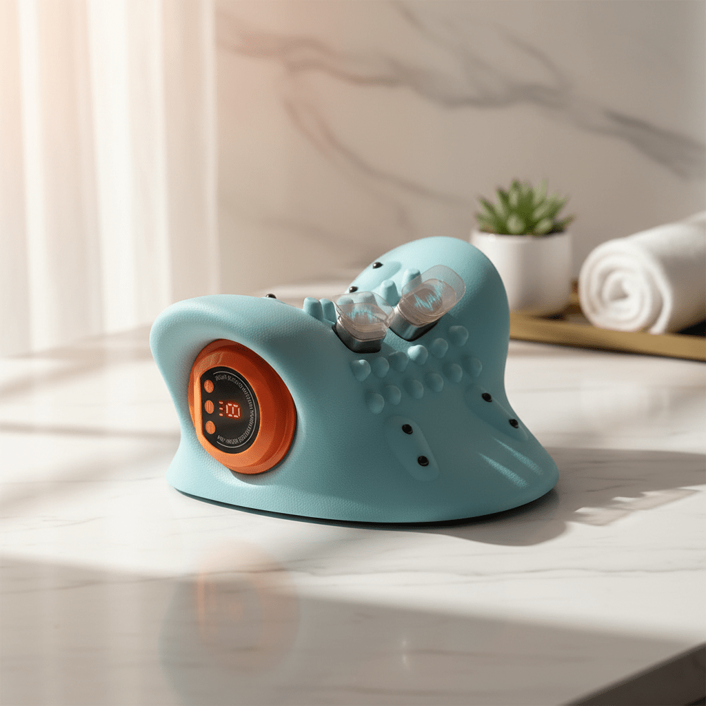 Vividro™ Pro — Neck Massager | TENS + Heat | 15 - Min Daily Relief - vividro